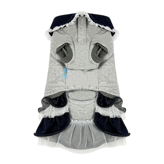 PUPPY DOG CLOTHING SERIES FIORUCCI PIG UP COLLECTION DRESS GREY